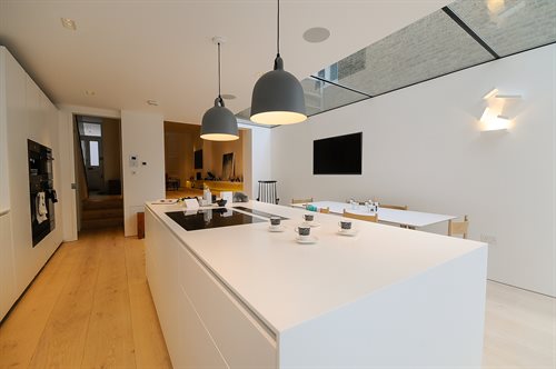 Large kitchen pendants and wall light